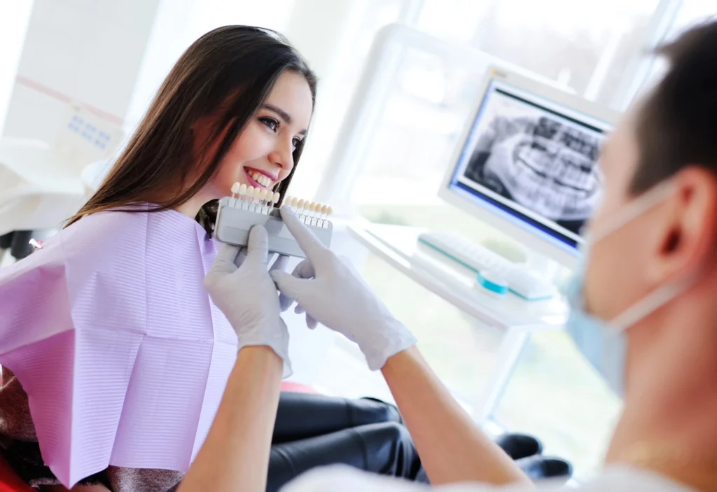 cosmetic-dentist-shade-matching-smile-design