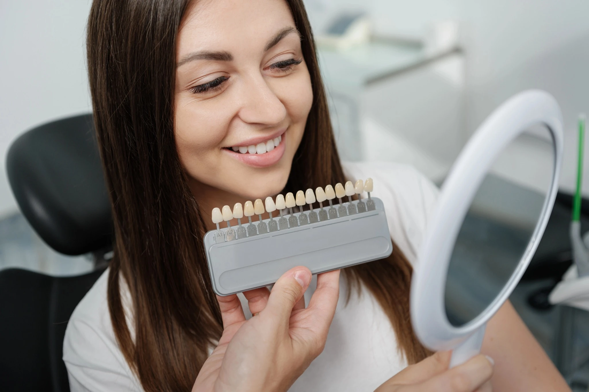 veneers-in-waxhaw-shade-matching-consultation veneers in waxhaw shade matching consultation
